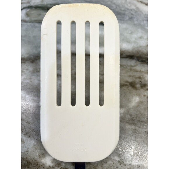 Vintage Bonnie Spatula Turner Flipper Stainless Steel White Handle Made In USA - Picture 3 of 9